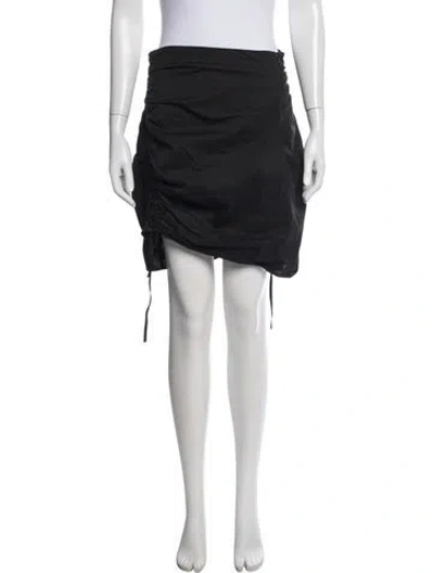 Pre-owned Holzweiler Mini Skirt In Black