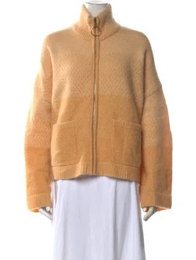 Pre-owned Holzweiler Mock Neck Sweater In Neutrals