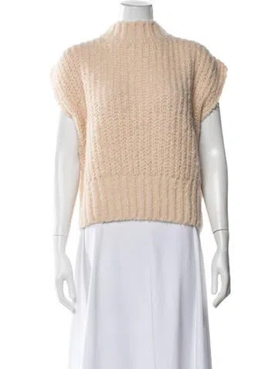 Pre-owned Holzweiler Mock Neck Sweater In Neutrals