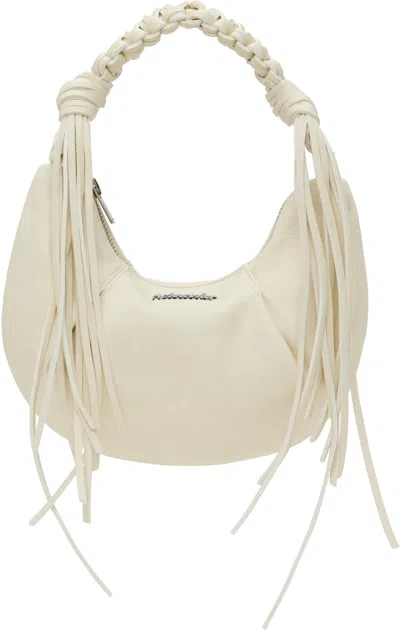 Holzweiler Off-white Cocoon Micro Bag In 1001 Ecru