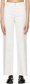 Holzweiler Off-white Dina Jeans In 1000 White
