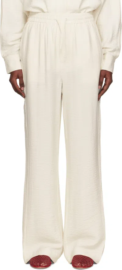 Holzweiler オフホワイト Summer リラックス トラウザーズ