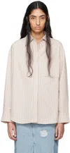 Holzweiler Pink Oak Shirt In 1459 Lt. Pink Mix