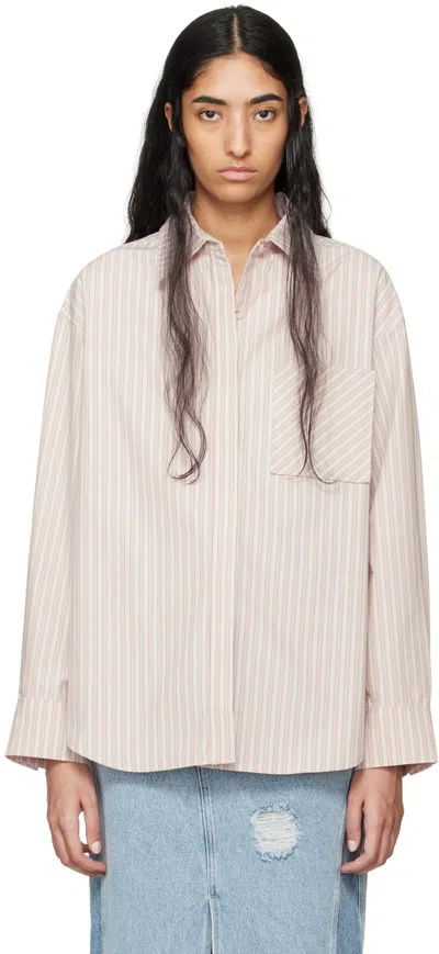 Holzweiler Pink Oak Shirt In 1459 Lt. Pink Mix