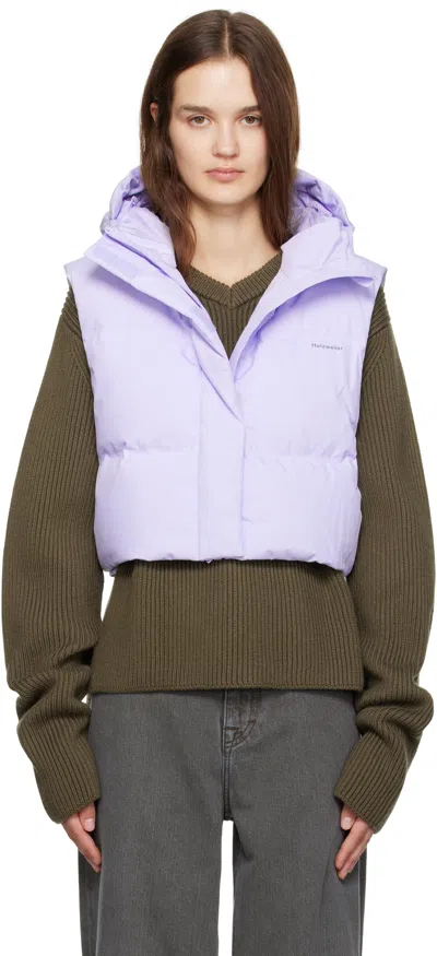 Holzweiler Purple Sula Down Vest In 1405 Lilac