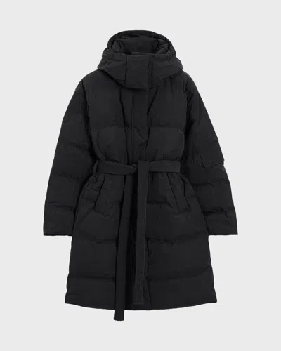 Holzweiler Steilia Brushed Down Coat Svart In Black