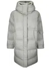 Holzweiler Long Oversized Puffer Jacket In 灰色