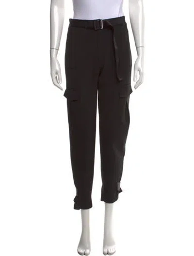 Pre-owned Holzweiler Straight Leg Pants In Black