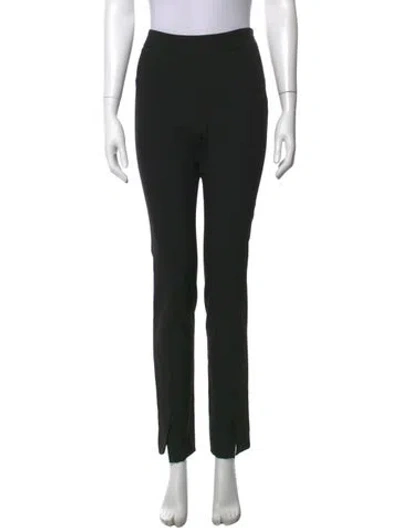 Pre-owned Holzweiler Straight Leg Pants In Black