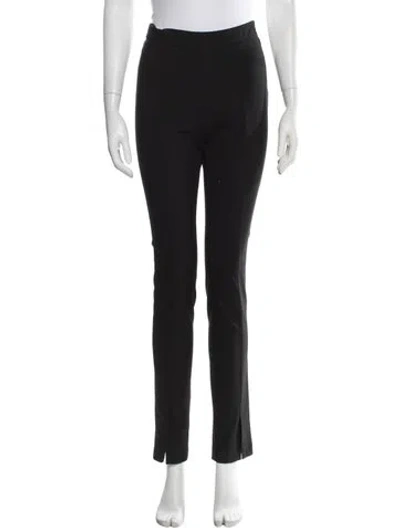 Pre-owned Holzweiler Straight Leg Pants In Black