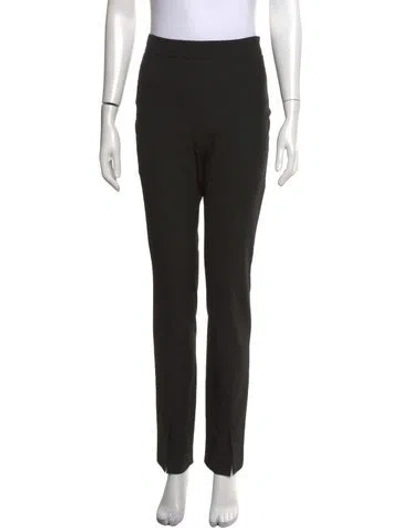 Pre-owned Holzweiler Straight Leg Pants In Black