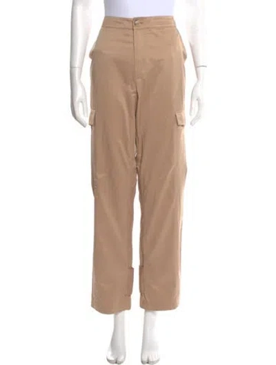 Pre-owned Holzweiler Straight Leg Pants In Neutral
