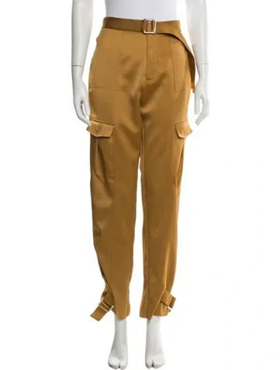 Pre-owned Holzweiler Straight Leg Pants W/ Tags In Yellow