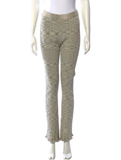 Pre-owned Holzweiler Striped Skinny Leg Pants In Multi