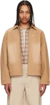Holzweiler Tan Mildew Jacket In Lt. Brown 1103