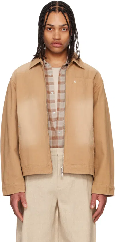 Holzweiler Tan Mildew Jacket In Lt. Brown 1103