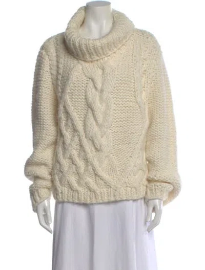 Pre-owned Holzweiler Turtleneck Sweater In Neutral