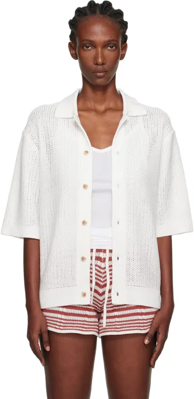 Holzweiler ホワイト Elio シャツ In White