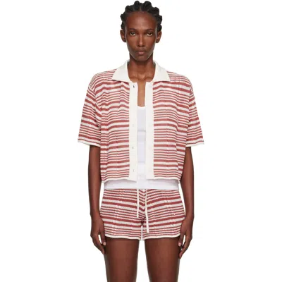 Holzweiler White Kelp Striped Shirt In Multi
