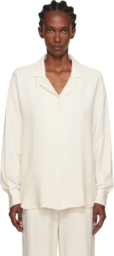 Holzweiler White Summer Relaxed Shirt