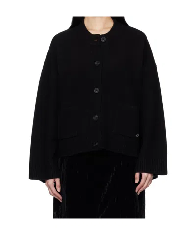 Holzweiler Wide Cardigan In Black