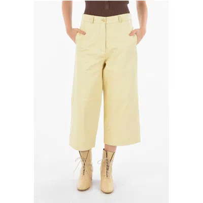 Holzweiler Wide Leg Celice Leather Women's Pants
