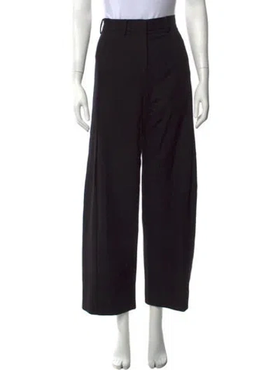 Pre-owned Holzweiler Wide Leg Pants In Black