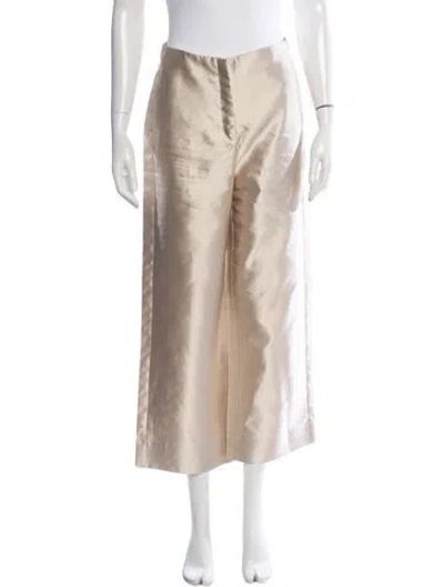 Pre-owned Holzweiler Wide Leg Pants In Neutral