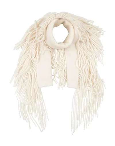 Holzweiler Woman Scarf Ivory Size - Alpaca Wool, Polyamide