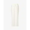 Holzweiler Womens Off White Summer Relaxed-fit Woven Trousers Xs In Neutral