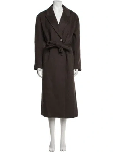 Pre-owned Holzweiler Wool Coat In Brown