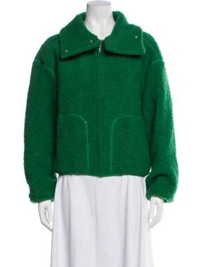 Pre-owned Holzweiler Wool Evening Jacket In Green