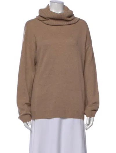 Pre-owned Holzweiler Wool Turtleneck Sweater In Neutrals