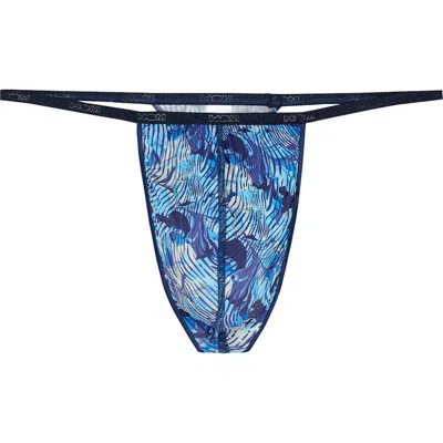 Hom Barrett G-string In Blue Print