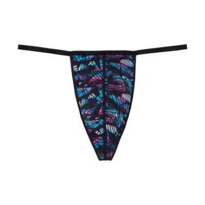 Hom Blackrock G-string In Black Print