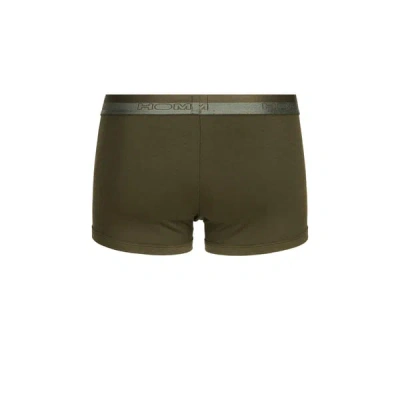 Hom Boxer En Coton Mélangé In Green