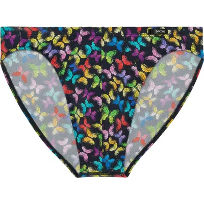 Hom Butterfly Comfort Micro Briefs In Multico Print