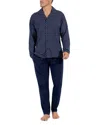 HOM BUTTON FRONT LONG SLEEVE LOUNGEWEAR SET