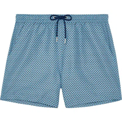 Hom Cappuccino Beach Boxer In Blue