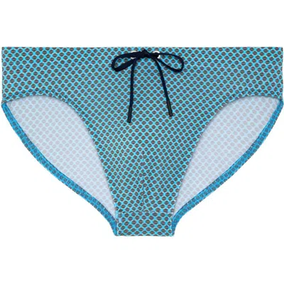Hom Cappuccino Swim Mini Briefs In Blue