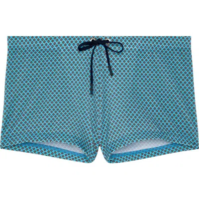 Hom Cappuccino Swim Shorts In Blue