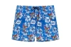 Hom Colibris Beach Boxer In Blue Print