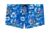 Hom Colibris Swim Shorts In Blue Print