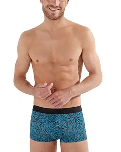 Hom Colin Printed Trunks In Ppf Turquo