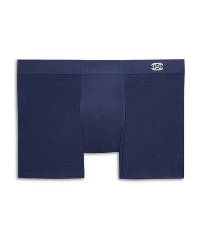 Hom H-fresh Comfort Classic Fit Boxer Briefs In Navy