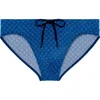 Hom Hendaye Swim Mini Briefs In Blue Print