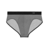 Hom Herbie Comfort Mini Briefs In Black Print