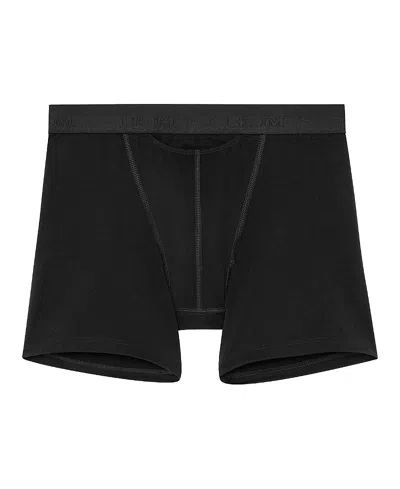 Hom Ho1 Long Boxer Briefs In Black