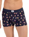 Hom Love Story Boxer Briefs In Navy Print