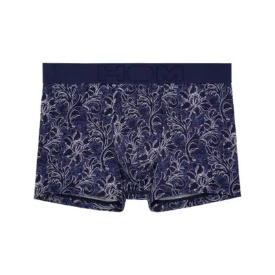 Hom Meadow Boxer Briefs In Navy Print
